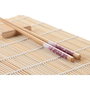 DKD Home Decor Sushi Set Mandala 16 Piezas en Gres y Bambú