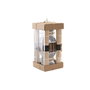 DKD Home Decor Sushi Set Mandala 16 Piezas en Gres y Bambú