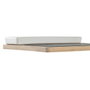 DKD Home Decor Set de 3 Tablas para Aperitivo de Bambú y Pizarra con Tapas