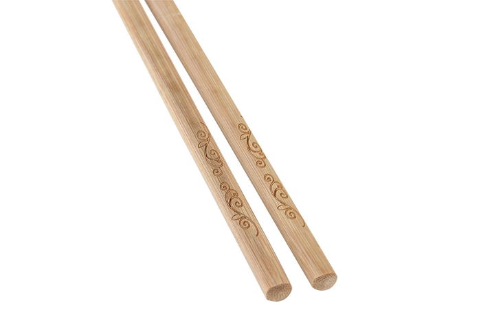 DKD Home Decor Set de 7 Piezas Sushi Oriental Blanco Natural Gres Bambú 24 x 7 x 2 cm