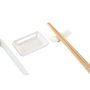 DKD Home Decor Sushi Set 7 piezas de Gres y Bambú Blanco