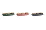 DKD Home Decor Set de 3 Cuencos de Bambú Vermos Surtido