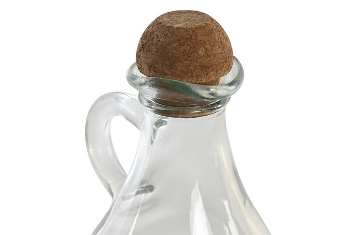 DKD Home Decor Aceitera Vinagrera Transparente Cristal y Corcho 9 x 14.5 x 9 cm Set de 2 DKD Home Decor Aceitera Vinagrera Transparente Cristal y Corcho 9 x 14.5 x 9 cm Set de 2