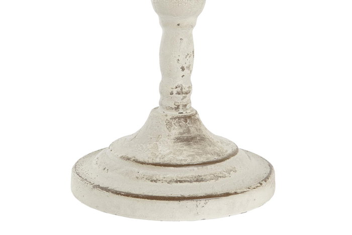 DKD Home Decor Portavelas Neoclasico Blanco Metal 13 x 25 x 13 cm DKD Home Decor Portavelas Neoclasico Blanco Metal 13 x 25 x 13 cm