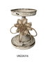 DKD Home Decor Portavelas Neoclásico Blanco Metal 13 x 17.5 x 13 cm