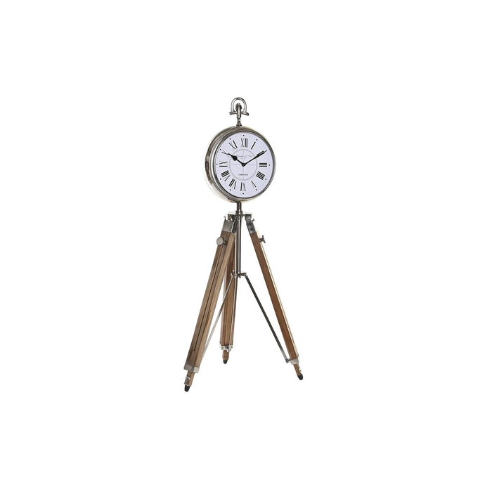 DKD Home Decor Reloj de Pie con Trípode de Aluminio y Mango
