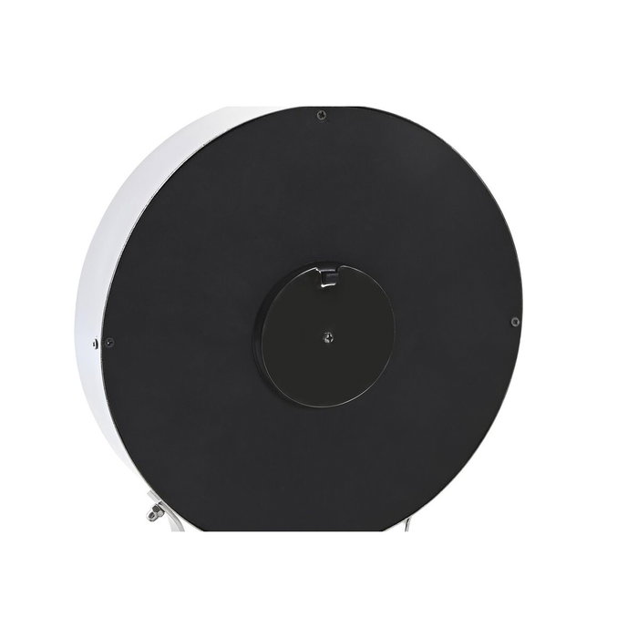 DKD Home Decor Reloj de sobremesa de aluminio niquelado plateado