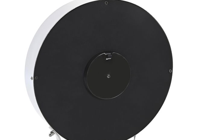 DKD Home Decor Reloj Sobremesa Tradicional Plateado Natural 9.5 x 33 x 30 cm Aluminio