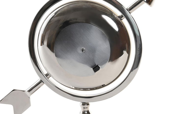 DKD Home Decor Reloj Sobremesa Plateado 23 x 30 x 8 cm