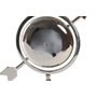 DKD Home Decor Reloj de Sobremesa de Aluminio Niquelado Plateado