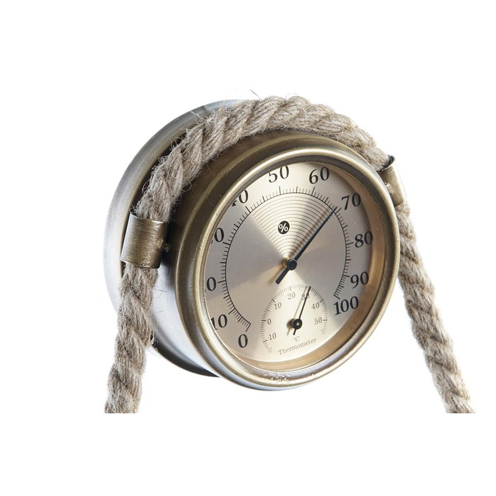 DKD Home Decor Reloj de Pared Vintage Dorado Negro 8 x 50 x 28.5 cm (2 Unidades)