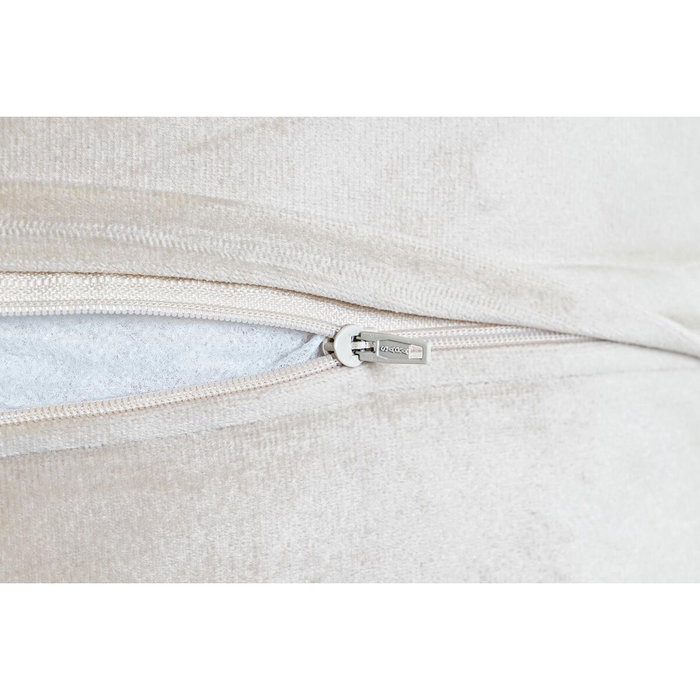 DKD Home Decor Cojín de Poliéster con Flores Bordadas Dorado DKD Home Decor Cojín de Poliéster con Flores Bordadas Dorado