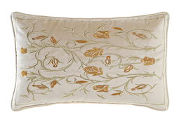 DKD Home Decor Cojin Shabby Dorado 10 x 30 x 50 cm Poliester