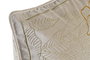 DKD Home Decor Cojin Shabby Dorado 45 x 45 x 10 cm Poliester con Flores