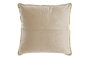 DKD Home Decor Cojin Shabby Dorado 45 x 45 x 10 cm Poliester con Flores