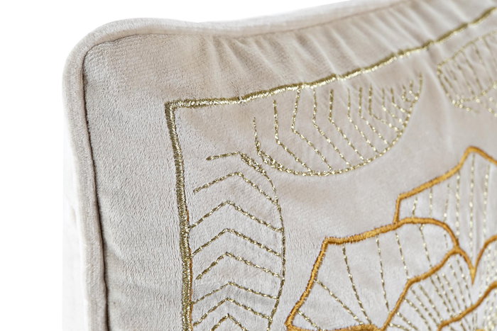 DKD Home Decor Cojin Shabby Dorado 10 x 30 x 50 cm Poliester