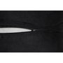 DKD Home Decor Cojín de Poliéster con Bordado Negro y Dorado 45x10x45 cm
