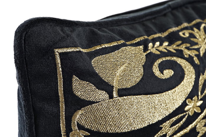 DKD Home Decor Cojin Arabe Negro 50 x 30 x 10 cm DKD Home Decor Cojin Arabe Negro 50 x 30 x 10 cm