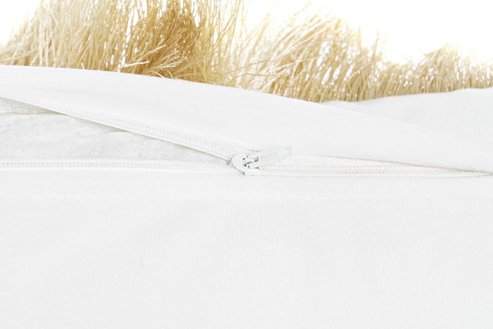 DKD Home Decor Cojin Moderno Multicolor 50 x 10 x 30 cm Poliester con Flecos