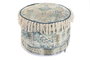 DKD Home Decor Cojin Suelo Arabe Casablanca Azul Marron Polyester 40 x 40 x 40 cm