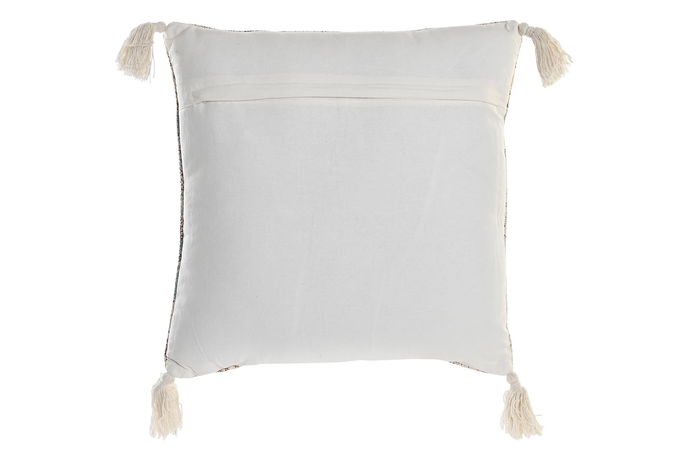 DKD Home Decor Cojín Árabe Azul y Beige 45 x 10 x 45 cm Algodón