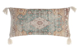 DKD Home Decor Cojín Arabe Azul Beige 10 x 30 x 60 cm