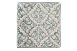 DKD Home Decor Funda Cojín Tradicional Azul 1 x 50 x 50 cm Algodón
