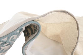 DKD Home Decor Funda Cojin Tradicional Azul 40 x 60 cm