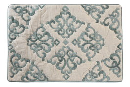 DKD Home Decor Funda Cojin Tradicional Azul 40 x 60 cm
