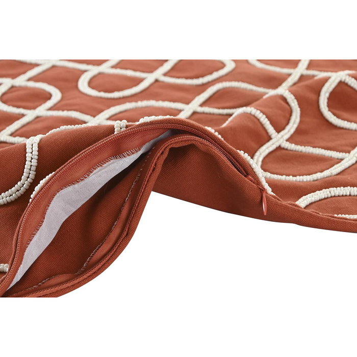 DKD Home Decor Funda Cojín Algodón 60x40x1 cm Terracota