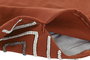 DKD Home Decor Funda Cojín Terracota 50 x 50 cm Algodón y Poliéster con Cremallera