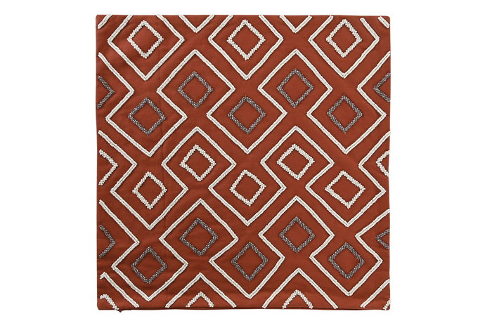 DKD Home Decor Funda Cojín Terracota 50 x 50 cm Algodón y Poliéster con Cremallera DKD Home Decor Funda Cojín Terracota 50 x 50 cm Algodón y Poliéster con Cremallera