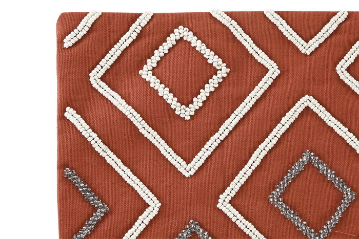 DKD Home Decor Funda Cojín Terracota 50 x 50 cm Algodón y Poliéster con Cremallera DKD Home Decor Funda Cojín Terracota 50 x 50 cm Algodón y Poliéster con Cremallera