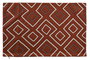 DKD Home Decor Funda Cojín Algodón 60x40 cm Geométrico Terracota