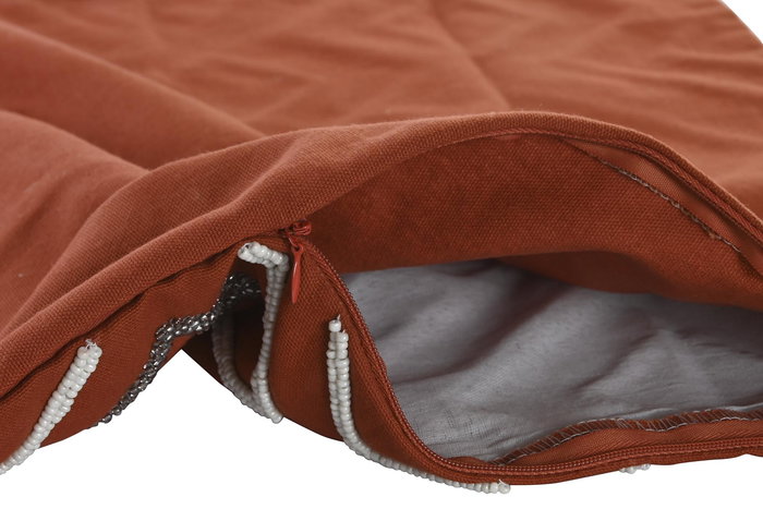 DKD Home Decor Funda Cojin Terracota 1 x 40 x 60 cm Algodon