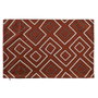 DKD Home Decor Funda Cojín Algodón 60x40 cm Geométrico Terracota