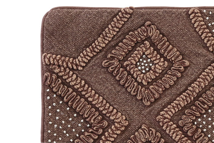 DKD Home Decor Funda Cojin Marron 1 x 50 x 50 cm Algodon Polyester DKD Home Decor Funda Cojin Marron 1 x 50 x 50 cm Algodon Polyester