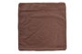 DKD Home Decor Funda Cojin Marron 1 x 50 x 50 cm Algodon Polyester