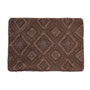 DKD Home Decor Funda Cojín Algodón 60x40x1 cm Rombos Marrón