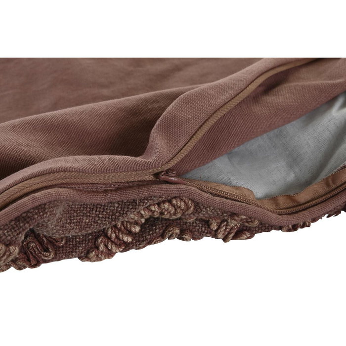 DKD Home Decor Funda Cojín Algodón 60x40x1 cm Rombos Marrón