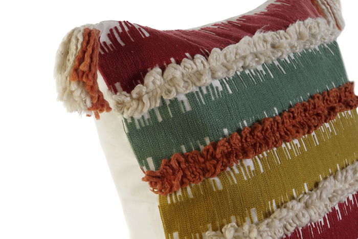 DKD Home Decor Funda Cojín 1 x 50 x 50 cm Multicolor Algodón