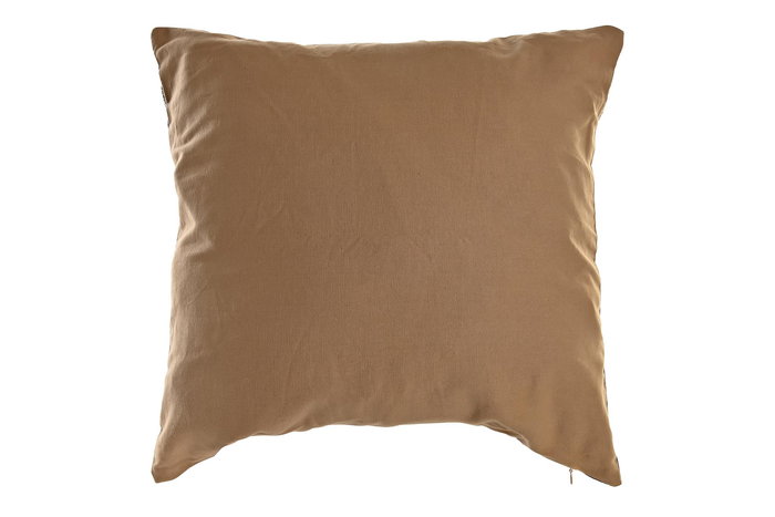 DKD Home Decor Funda Cojín Multicolor 1 x 50 x 50 cm con Hojas en Poliéster