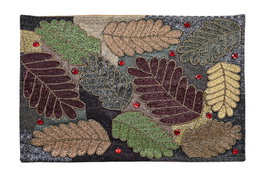 DKD Home Decor Funda Cojin Multicolor Poliéster Algodón Hojas Zipper 40 x 60 cm