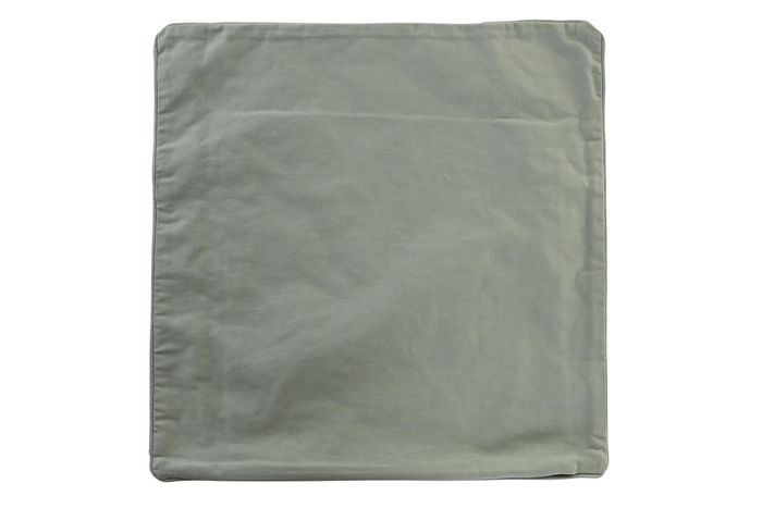 DKD Home Decor Funda Cojín Verde Menta Algodón Poliéster Zipper 50x50 cm