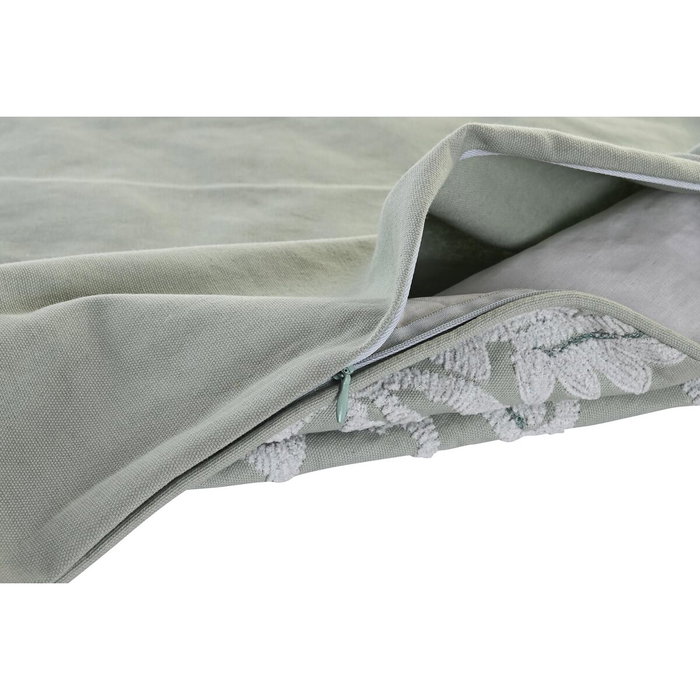 DKD Home Decor Funda Cojín Algodón 50x50x1 cm Verde Menta DKD Home Decor Funda Cojín Algodón 50x50x1 cm Verde Menta