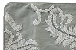 DKD Home Decor Funda Cojín Verde Menta Algodón y Poliéster 40 x 60 cm