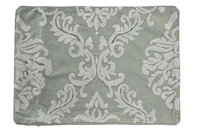 DKD Home Decor Funda Cojín Verde Menta Algodón y Poliéster 40 x 60 cm DKD Home Decor Funda Cojín Verde Menta Algodón y Poliéster 40 x 60 cm