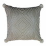 DKD Home Decor Funda Cojín Algodón 50x50 cm Gris