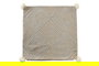 DKD Home Decor Funda Cojín Gris 50x50 cm Algodón Poliéster