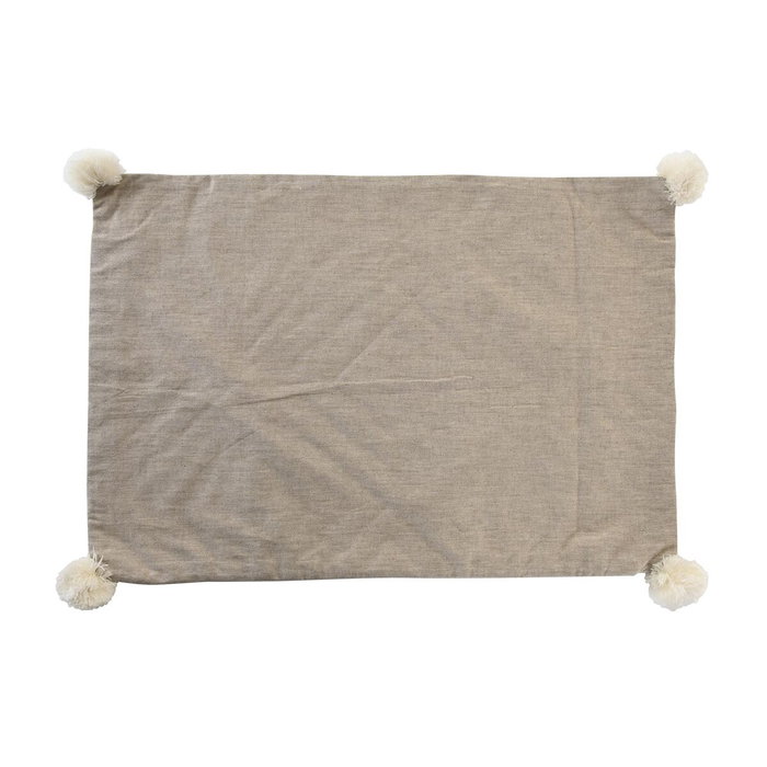DKD Home Decor Funda Cojín Algodón Gris 60x40x1 cm DKD Home Decor Funda Cojín Algodón Gris 60x40x1 cm